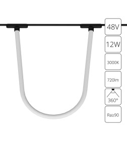 Светильник потолочный ARTE LAMP RAPID A1167PL-1BK