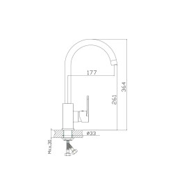 Смеситель для кухни GOTA ROCIO Vigo G012310