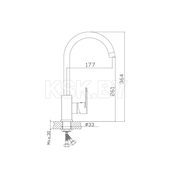 Смеситель для кухни GOTA ROCIO Vigo G012310 (012310-GOTA) 