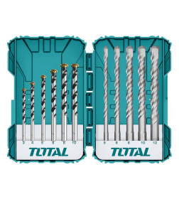 Набор сверл по бетону и буров SDS-plus (11 шт.) TOTAL TACSDL31101