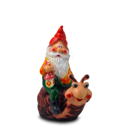 Фигура садовая гном на улитке № 1,70х53см.,арт.сф-21866-1 (уценка!)
