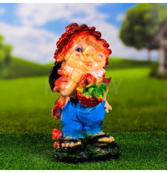 Фигура садовая гном-шишка,32*16см гд-2с65 (гд-2с65) 