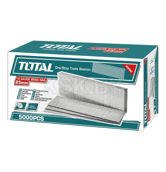 Гвозди финишные GA18 1,25x1,0x40 мм (упак. 5000 шт.) TOTAL TAC918401 (TAC918401) 
