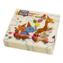 Салфетки декоративные 24 х 24 см, 3 слоя, 25 шт "Зоопарк" Bouquet de Luxe (37096) 