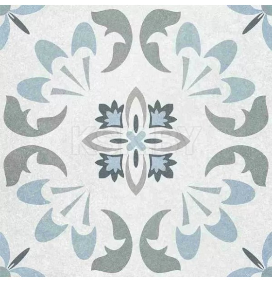 Керамогранит  Majolica Grey Deco светло-серый   450*450 мм (737497) 