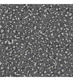 Керамогранит Black Terrazzo 600*600 черный NR0379