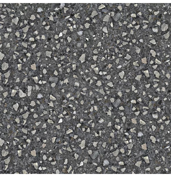 Керамогранит Black Terrazzo 600*600 черный NR0379 (NR0379) 