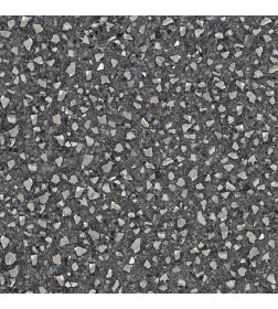 Керамогранит Black Terrazzo 600*600 черный NR0379