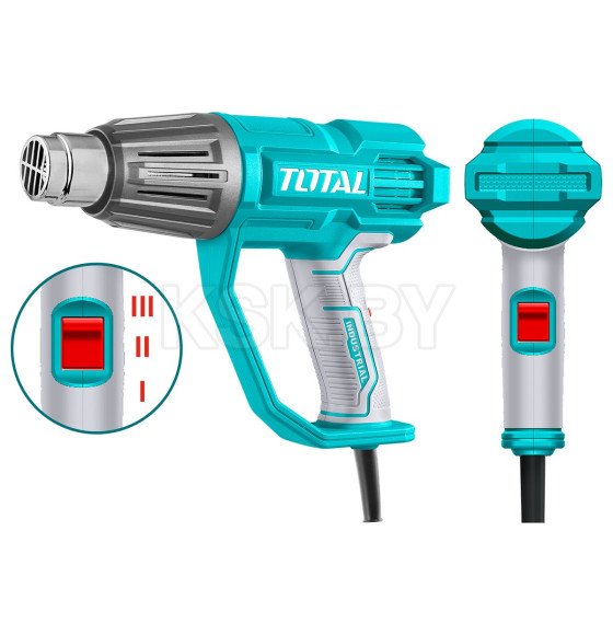 Фен строительный (термовоздуходувка) TOTAL TB20078 (TB20078) 