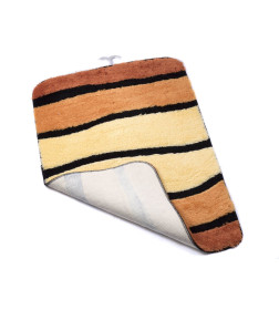 Коврик для ванной текстильный желто-оранжевый Jolie 60*90 см