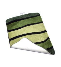 Коврик для ванной текстильный зеленый Jolie 60*90 см