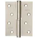 Петля левая Arni 100*75 SN (матовый хром) (Арни) 