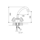 Смеситель для кухни GOTA ROCIO Orio G342310 (342310-GOTA) 