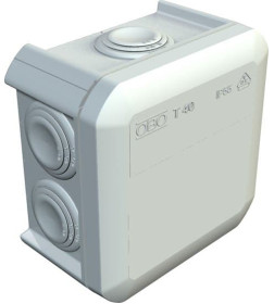 Коробка разветвительная для открытой установки Т40 90х90х52мм IP55 OBO-BETTERMANN