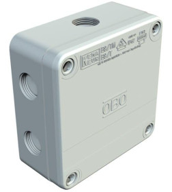 Коробка разветвительная для открытой установки B 9 T M 110х110х51мм IP67 OBO-BETTERMANN