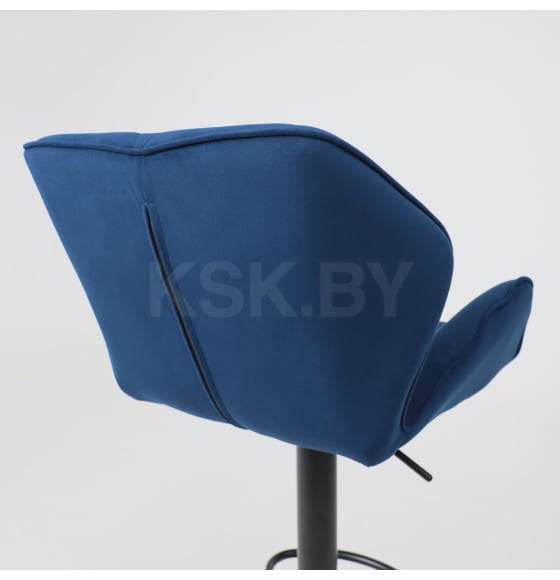 Кресло барное BERLIN GB, Velutto 26 темно-синий велюр/черный (114265) 