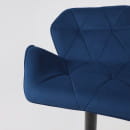 Кресло барное BERLIN GB, Velutto 26 темно-синий велюр/черный (114265) 