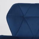 Кресло барное BERLIN GB, Velutto 26 темно-синий велюр/черный (114265) 