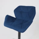 Кресло барное BERLIN GB, Velutto 26 темно-синий велюр/черный (114265) 