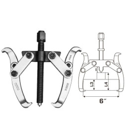 Съемник подшипников 2-х захватный 6" TOTAL THTGP266