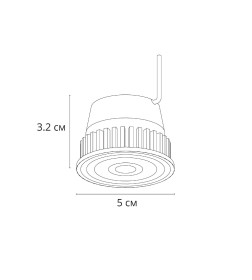 Модуль светодиодный ARTE LAMP ORE A22070-3K