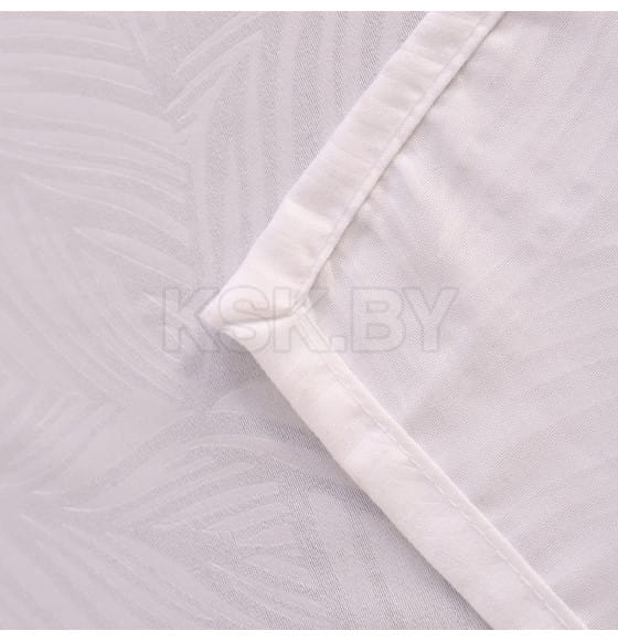 Скатерть DomoVita 150х180см, жаккард, белая МИКС, микрофибра ПЭ80% хл20% (7402452 )