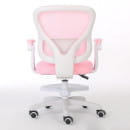 Кресло для сидения с регулировкой высоты Calviano Comfy розовое с подножкой