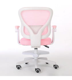 Кресло для сидения с регулировкой высоты Calviano Comfy розовое с подножкой