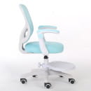 Кресло для сидения с регулировкой высоты Calviano Comfy голубое с подножкой