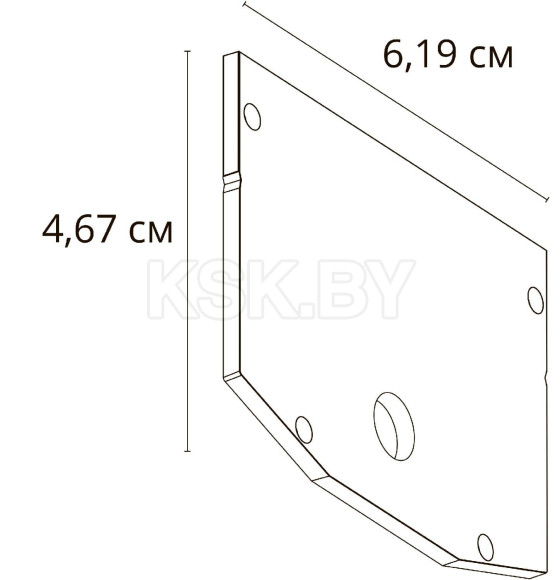 Коннектор-заглушка ARTE LAMP LINEA-ACCESSORIES A483206E (A483206E) 