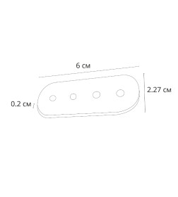 Коннектор для шинопровода (трека) ARTE LAMP OPTIMA-ACCESSORIES A740533