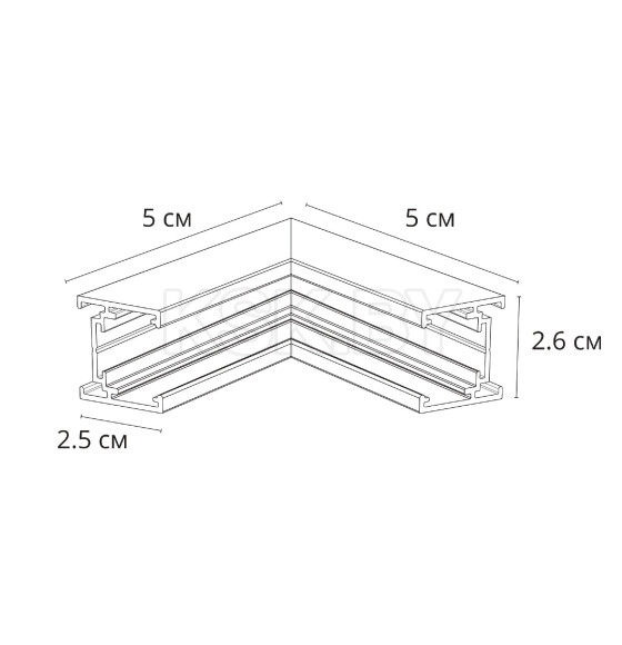 Коннектор для шинопровода (трека) ARTE LAMP OPTIMA-ACCESSORIES A740733 (A740733) 