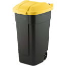 Контейнер для мусора на колёсах SEGRETATION BIN 110L REFUSE BBY224,чёрный/жёлтый. (214128) 