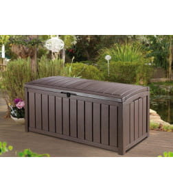 Сундук пластиковый уличный GLENWOOD, коричневый