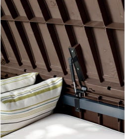 Сундук пластиковый уличный GLENWOOD, коричневый