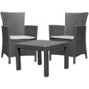 Набор мебели Rosario Balcony Set,(2 кресла+стол), графит (216777) 