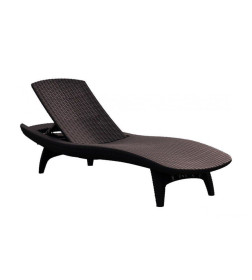 Шезлонг лежак KETER Sun Lounger Pacific, коричневый