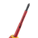 Отвертка крестовая, диэлектрическая VDE PH1*80мм. VIRA RAGE (397019) 