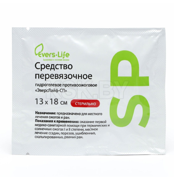Салфетка противоожоговая Эверс Лайф-СП 13*18cм. 7293134 (7293134)
