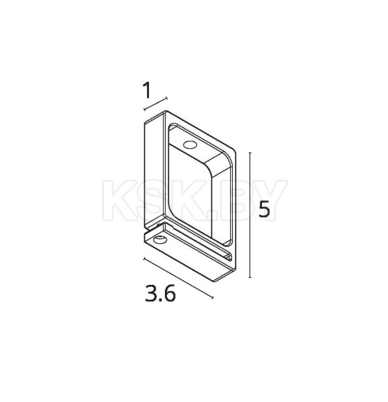 Скоба установочная Divinare DECORATO D252806 (D252806) 