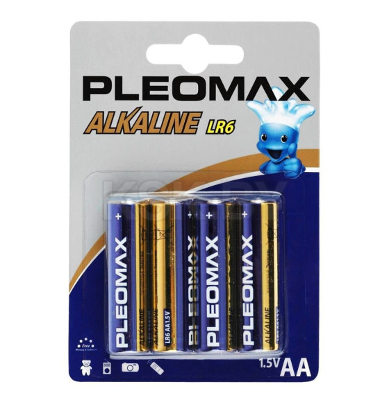 Батарейка AA LR6 BL-4 1.5V (4шт.) Samsung Pleomax (C0019242) 