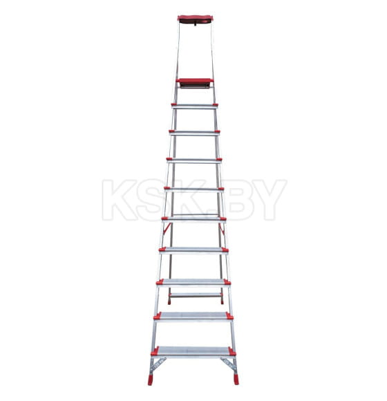 Лестница-стремянка алюминиевая односторонняя профессиональная (10 ступеней) NV 3118 Новая Высота 3118110 (3118110) 