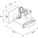 Светильник настенный ARTE LAMP COSTRUTTORE A4300AP-1WH (A4300AP-1WH) 