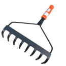 Грабли 8-ми зубые с ручкой, Арти