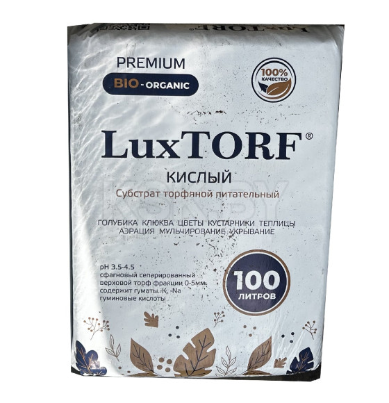 Субстрат торфяной LuxTORF кислый, 100 л