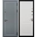 Дверь входная "Сафира" Ral 7012/Ral 9003  (правая)  860х2050 мм