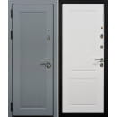 Дверь входная "Сафира" Ral 7012/Ral 9003  (левая)  860х2050 мм