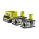 Набор зарядное устройство + 2 аккумулятора RYOBI RC18120-250 Li-on ONE+ (5133003364) 
