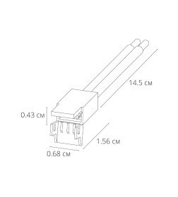 Коннектор для светодиодной ленты ARTE LAMP STRIP-ACCESSORIES A30-05-1CCT