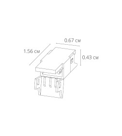 Коннектор для светодиодной ленты ARTE LAMP STRIP-ACCESSORIES A32-05-1CCT